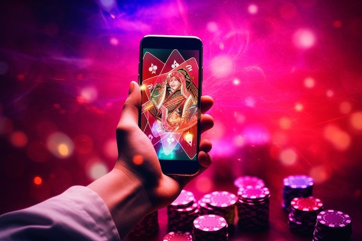 ji777 mobile browser interface showing sports and casino categories on a smartphone